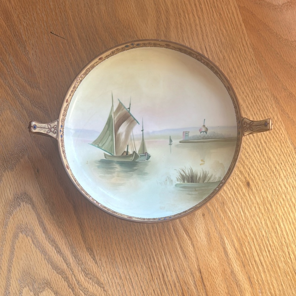 Nippon hand painted bowl